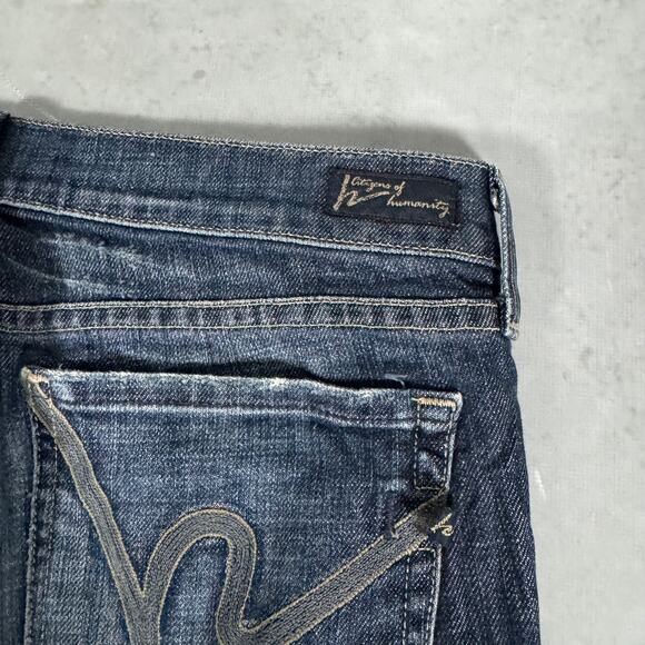 Citizens of Humanity Bootcut Jeans Dark Wash Premium Denim - Size: 29 - Picture 12 of 13